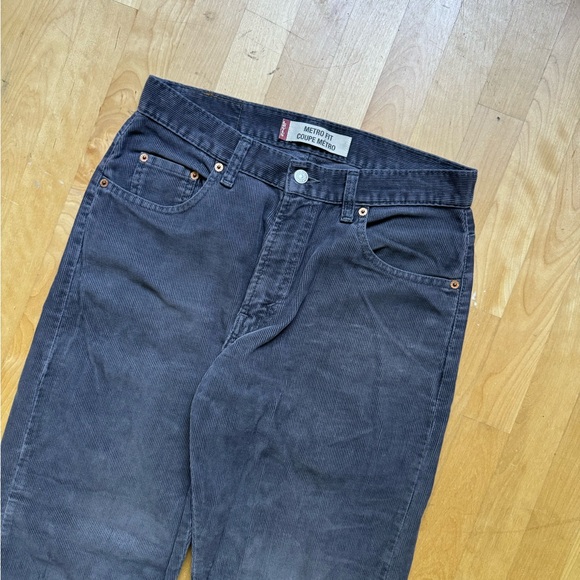 Vintage Velvet Levi’s Pants Rare Model Y2K Style - Picture 3 of 6